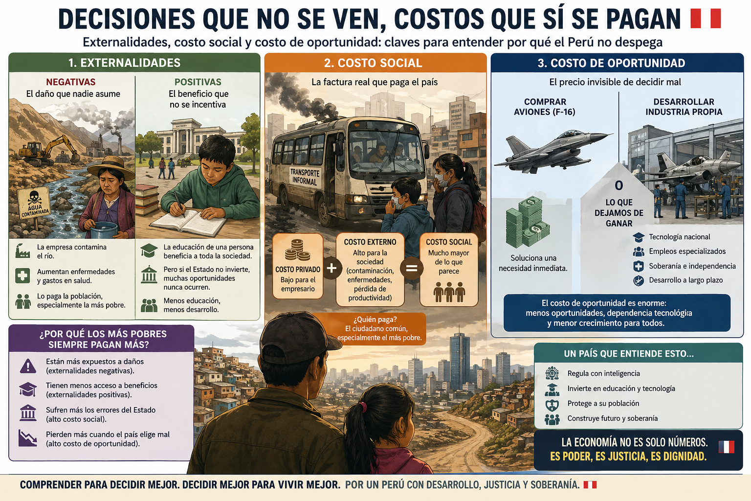 Externalidades, costo social y costo de oportunidad: lo que el Perú no ve (y por eso paga caro) 🇵🇪
