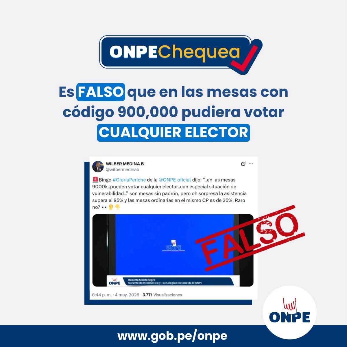 Onpe: Actas 900, el Perú de los centros poblados y la narrativa del fraude