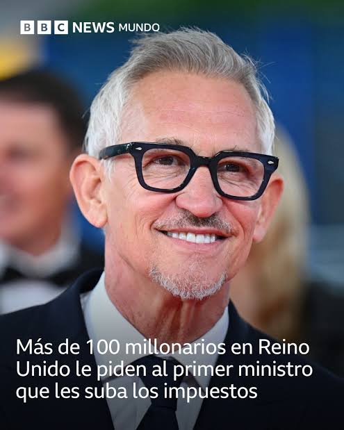 "Millonarios Patriotas" de Reino Unido  pide que les suban los impuestos
